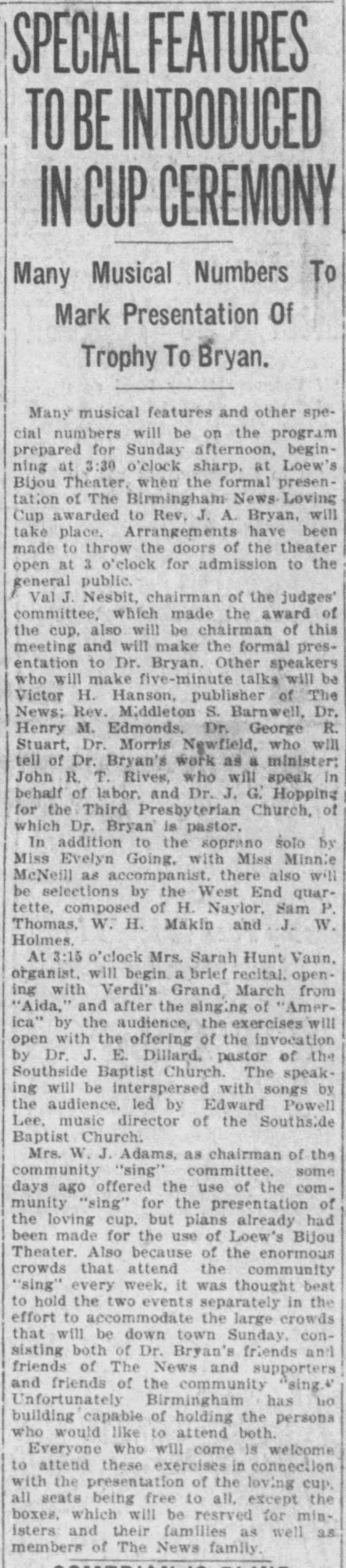 Special Features To Be Introuduced In Cup Ceremony